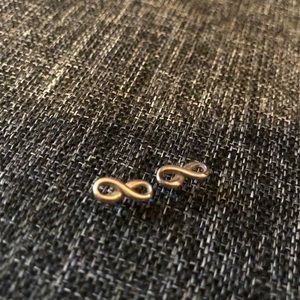 Tiffany & Co. silver infinity earrings